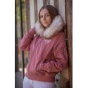 Bomber PENELOPE LEPREVOST "Lyon" Capuche fausse fourrure