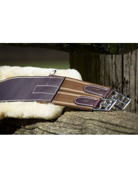 Sangle bavette cuir/mouton HFI