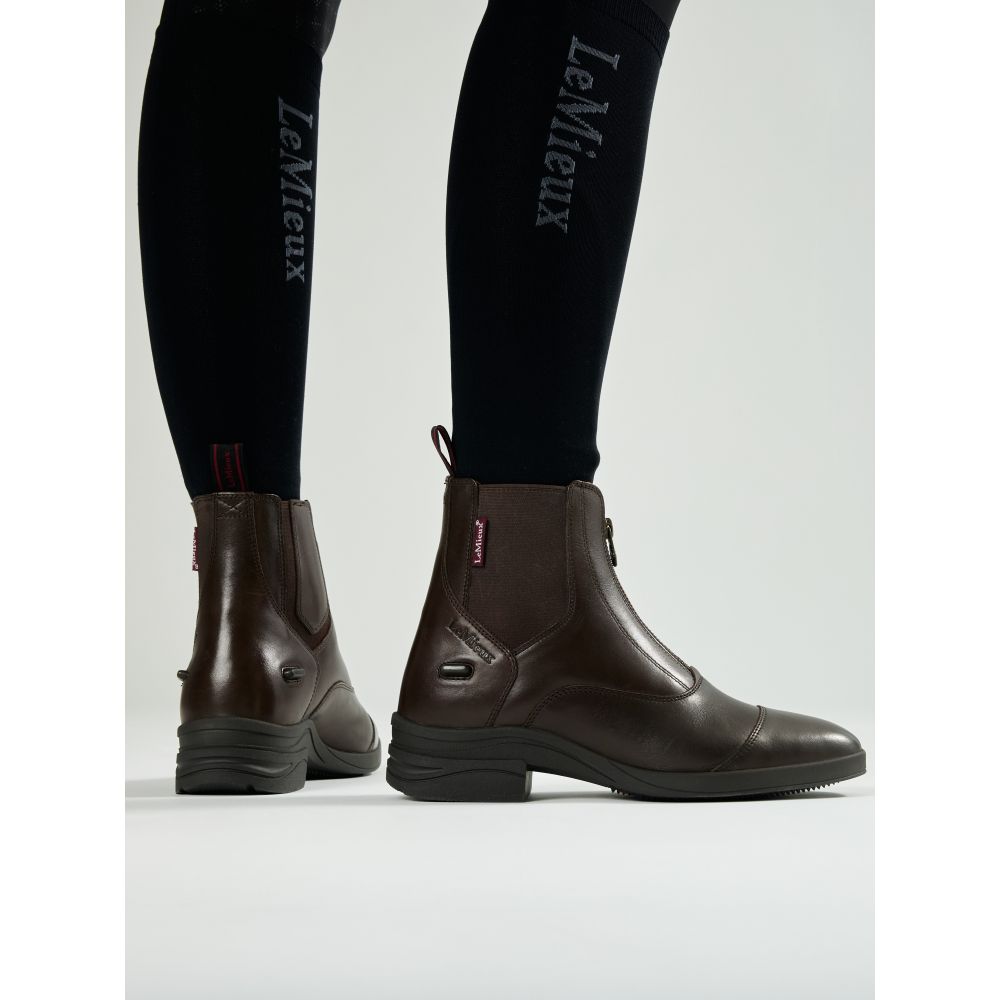 Bottines d’équitation zippées marron LeMieux