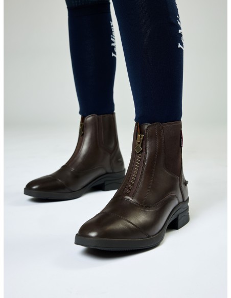 Bottines d'équitation Junior à fermeture éclair marron LeMieux
