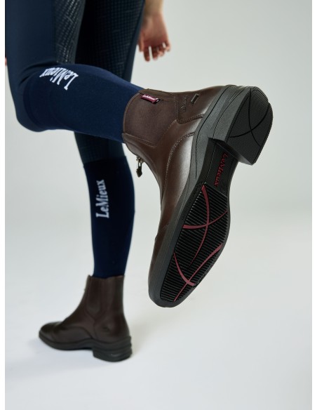 Bottines d'équitation Junior à fermeture éclair marron LeMieux
