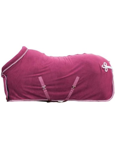 Couverture polaire avec col HKM Bleu foncé