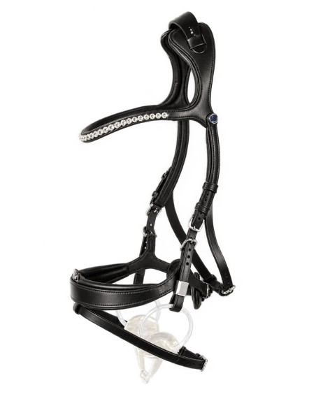 Brida Freedom II Slide&Lock con testera con cristales Stubben