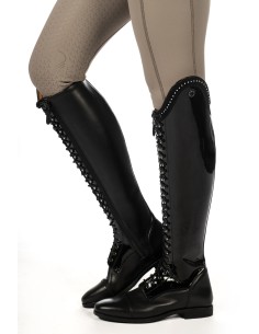 Amalfi-Stiefel aus Lackleder, kurz/Standardweite Lauria Garrelli 2