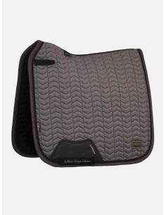 Tapis de selle dressage à motif chevrons Heritage Cocoa LeMieux