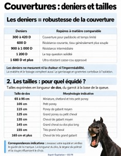 Couverture de Pluie Horsewood 600D – Protection Imperméable & Résistante | Esprit Équitation 2