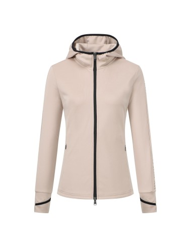 Funktionsstrickjacke für Reiter: bequem, dehnbar, schnell trocknend, mit Kapuze aus Satin HV Polo