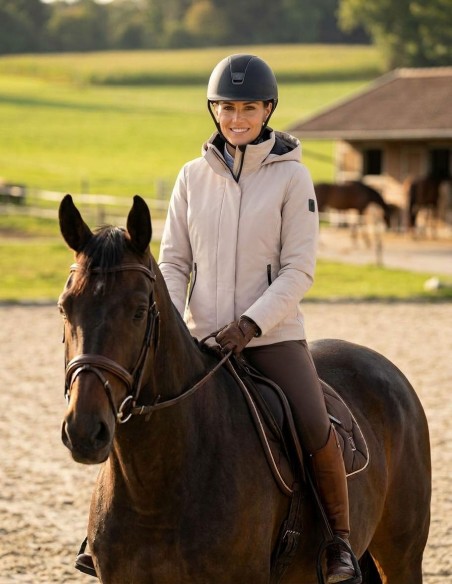 Chaqueta HVP Aurelia: cortavientos impermeable y cómoda para montar a caballo HV Polo