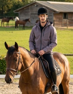 Veste imperméable ES Umbria pour l’équitation avec poches zippées et coutures étanches EuroStar