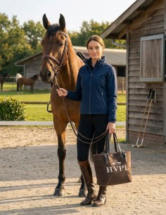 Bolso HVP Clarisse, versátil y seguro, con bolsillo con cremallera de poliéster HV Polo
