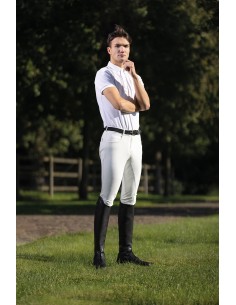 Sportliche Herrenhose mit 1/1-Silikonbesatz am Gesäß HKM