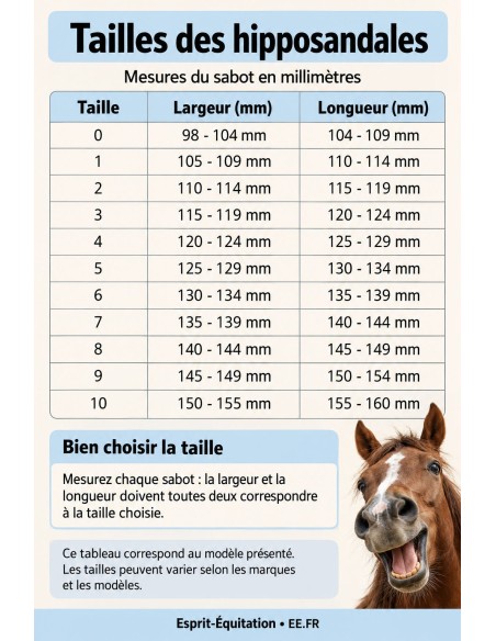 Chaussure de dépannage Hipposandale HKM