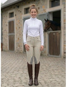 Pantalon équitation ado Hunter Check Euro-Star | EE.FR