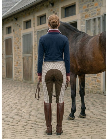 Reithose „Hunter Check“ von Euro Star – Britischer Stil & Komfort | Esprit Équitation