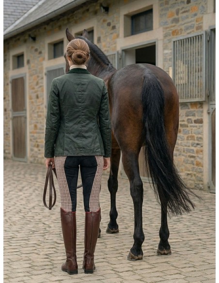 Pantalones de equitación Hunter Check Euro Star: estilo británico y comodidad | Esprit Équitation