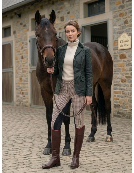 Reithose „Hunter Check“ von Euro Star – Britischer Stil & Komfort | Esprit Équitation