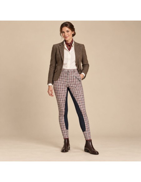 Pantalones de equitación Hunter Check Euro Star: estilo británico y comodidad | Esprit Équitation
