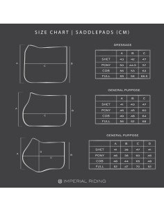 Saddlepad IRHReflective GP Imperial Riding 2