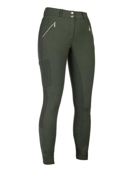 Reithose „Lia High Waist“ mit 1/1-Silikon-Innenfutter – HKM