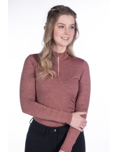 Camiseta funcional Rosewood Melange- HKM 2