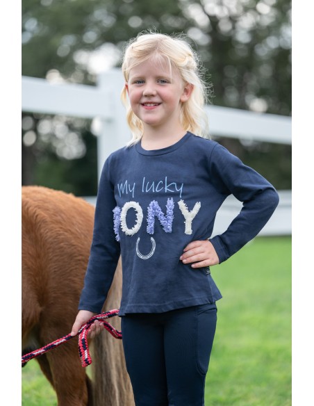 Aymee-Langarm-Polo-Shirt- HKM Kids