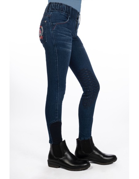 Pantalones Aymee Denim con tiras de silicona HKM Kids