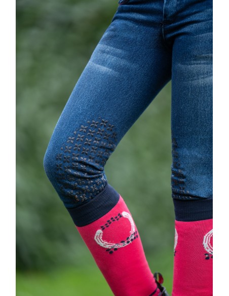 Aymee-Jeanshose mit Silikon-Einsätzen HKM Kids