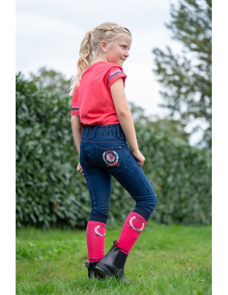 Pantalon Aymee Denim basanes en silicone HKM Kids