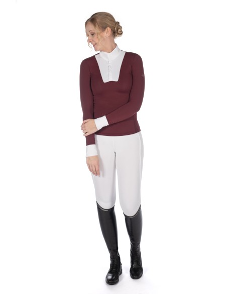 Polo de concours  Virginia manches longues HKM
