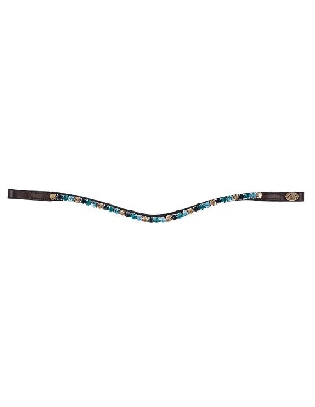 Frontal droit avec strass et surpiqûres ton sur ton compatible HFI sauf certains modèles HFI