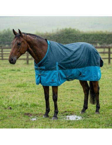 Manta para exterior para caballos, 600D, forro liso, pliegue de holgura