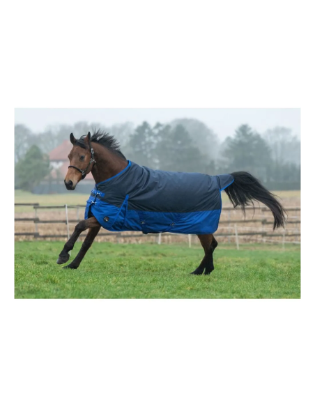 Couverture d'extérieur cheval 600D doublure Lisse soufflet d'aisance