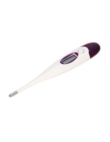 Thermomètre vétérinaire Électronique à sonde flexible Violet