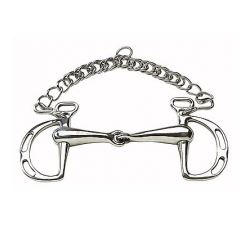 Spanisches Gebiss mit großen hohlen Läufen Feeling