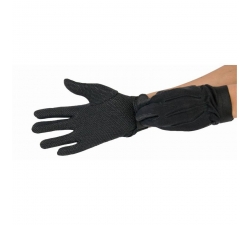 Gants initiation coton cuir TdeT  Noir