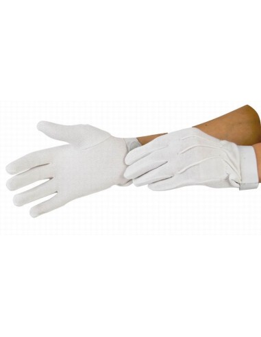 Gants initiation coton cuir TdeT  Noir