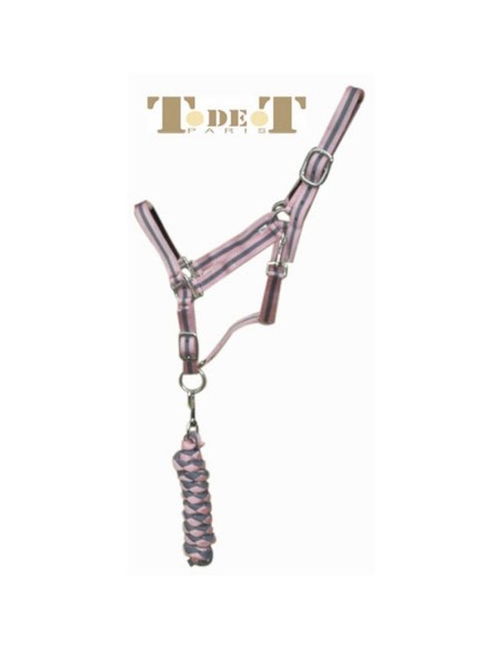 Licol doublé cuir et longe US de TdeT