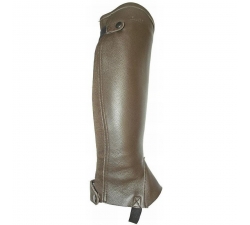 Mini-chaps en cuir souple TdeT destockées Marron