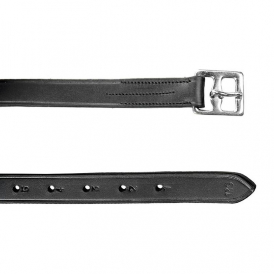 Horze étrivières cuir du 125 au 160 Noir