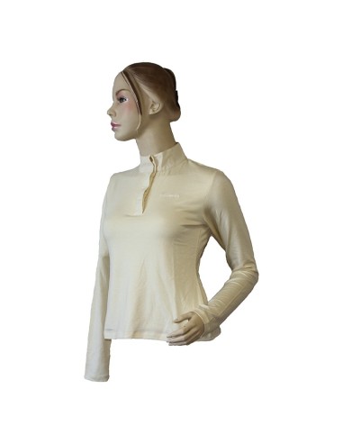 Isabell-Werth Polo de concours Isamine manches longues  Blanc