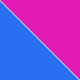 Bleu Roi/Fuschia