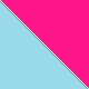 Bleu ciel / Fuchsia